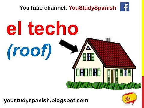 Spanish Lesson 61 - ROOMS and PARTS OF THE HOUSE in Spanish Partes de LA CASA en español