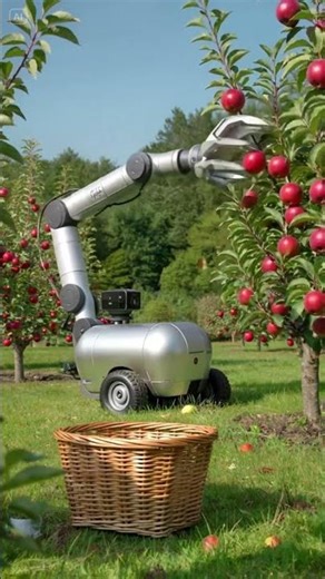 Intelligent Robot Picking Apples — Technology Empowering Agriculture 🍎🤖