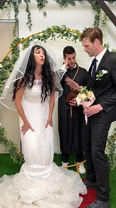 the bride overheated 🥵 bride gets really hot at her wedding and starts taking off different dresses | K’s Funny Friends