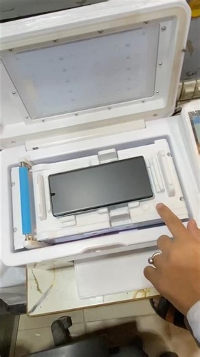 UV screen protector | is it able to save from damage 👍 #shortsfeed #s23ultra #technology #shorts