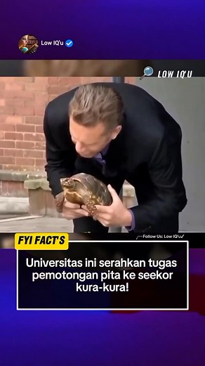 Pada tahun 2015, Universitas Lincoln di Inggris mengadakan upacara pembukaan laboratorium sains dengan cara yang tak biasa. Alih-alih mengundang tamu kehormatan manusia, mereka mempercayakan tugas itu pada seekor kura-kura bernama “Charles Darwin.” Uniknya, “pita” yang harus dipotong bukan dari kain, melainkan ranting daun dandelion dan roket dua makanan favoritnya. Dengan perlahan tapi pasti, si kura-kura menggigit pita daun itu dan secara simbolis membuka Joseph Banks Laboratories, fasilitas r