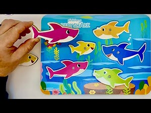 Baby Shark Learning Puzzle Video for Toddlers - Best Preschool Activity for Kids to Learn Colors