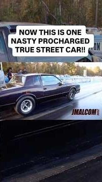 Procharged small block Monte Carlo SS is one nasty street car