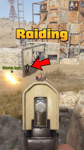 I Killed Them Raiding 😈😳 #rust #rustpvp #rustconsole