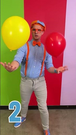Balloon Juggle Fun 🎈 #KidsFun #Blippi