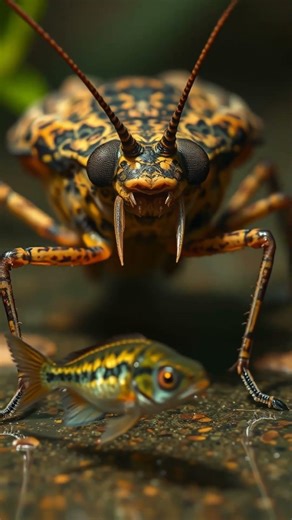 Amazing Facts about the Giant Water Bugs: Nature's Hidden Predators #animals #funfacts #wildlife