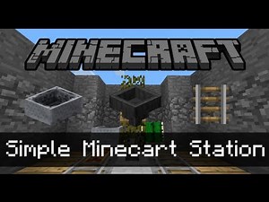 Simple Minecart Station Tutorial