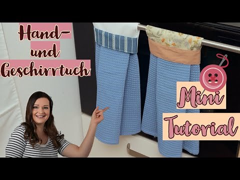 Sew a beautiful towel for the kitchen
