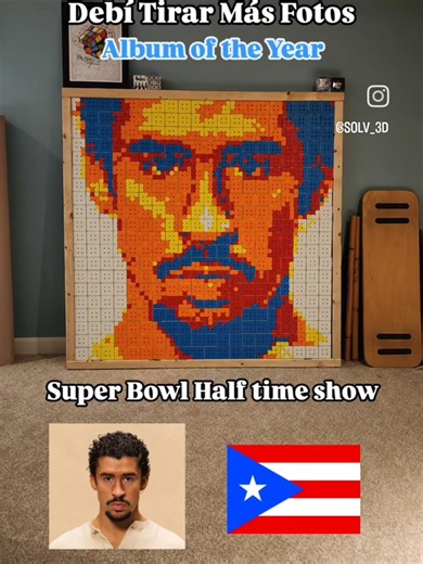 Creating a Stunning Bad Bunny Cube Mosaic