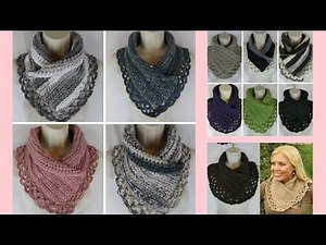 Crochet Lace Neck Warmer Free Pattern!