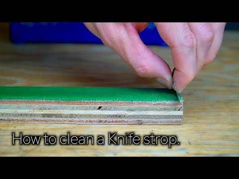 How To Clean A Knife Sharpening Strop | How To clean a Buffing Wheel