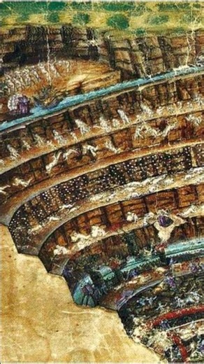 Map of hell by Sandro Botticelli #dante #inferno #painting #art #history