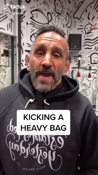 How to Kick a Heavy Bag Correctly