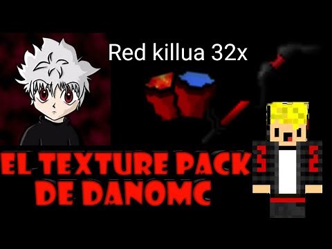 El texture pack de DanoMc Red killua 32x para minecraft pe 1.16x||MCPE bedrock
