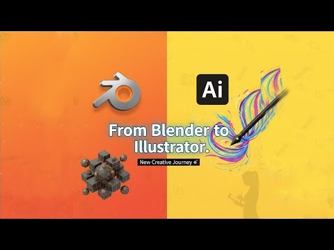 Why a 3D Artist is Learning Adobe Illustrator (Blender to Vector Design)