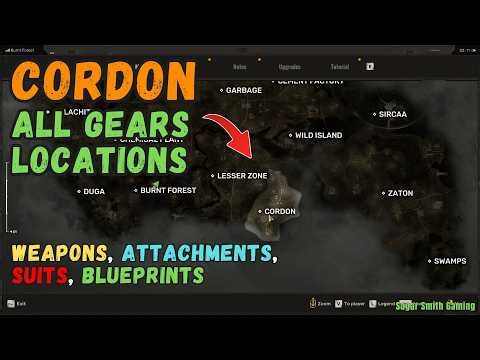 STALEKR 2 Cordon All Gears Locations Guide: Weapons, Attachments, Armor, Suit, Blueprints