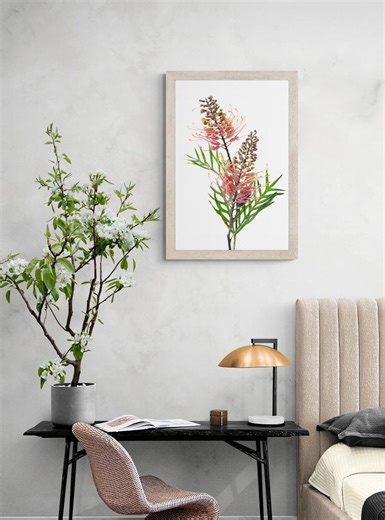 Pink Grevillea Flowers printable Wall Art - Downloadable Photography Print - Digital Download by Nadia Culph - Etsy