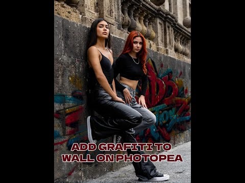 Add Realistic Graffiti to a Wall in Photopea 🔥 #graphicdesign #tutorial #art #graffiti