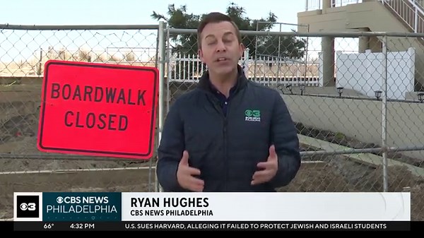 Ventnor, New Jersey, boardwalk repairs continue after weather delays