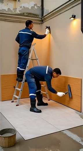 Abandoned Street Corner to Modern Café #satisfying #floortransformation #shorts