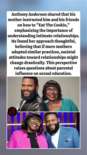 When Mom teaches Anthony Anderson how to 'Eat The Cookie' #anthonyanderson #shorts