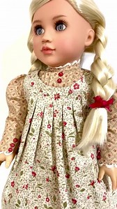 PDF Pattern for Edwardian Era Dress and Apron Designed to Fit 18 Inch Dolls - Etsy