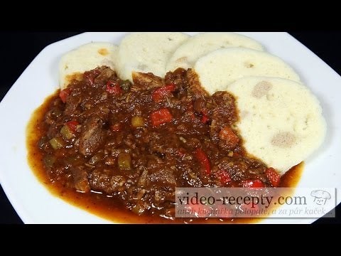 Vepřový guláš - videorecept