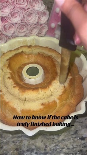 How to know if your cake is finished baking