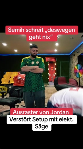 Jordan zertört setup.. Semih guckt zu @Jordan & Semih @Semih Jackson #jordanundsemih