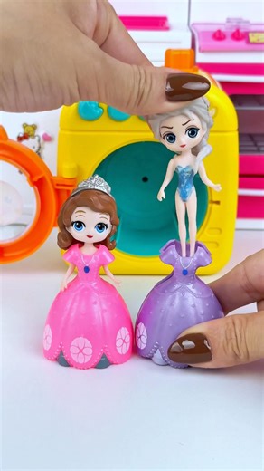 ASMR Toy Unboxing Frozen Elsa & Sofia Disney Princess Toy 🧚 | Satisfying Toy Sounds #Shorts