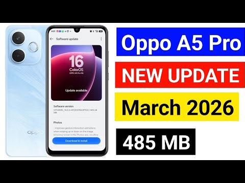 Oppo a5 mobile new Update android 16 | How to update oppo a5 pro | Oppo a5 pro update