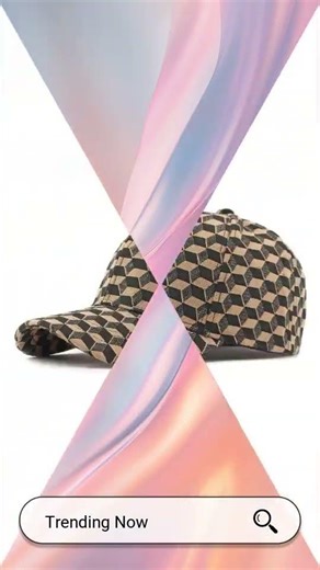 3D Checkered Sun Baseball Cap
