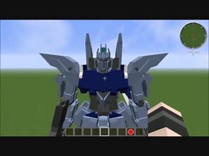 【Minecraft】 デルタプラス変形・飛行テスト 【JointBlock】