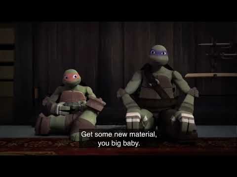 TMNT (2012) Raph Angrily Quits The Team