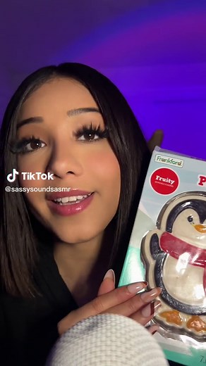 Delicious Gummy Penguin ASMR Mukbang | Fruity Chewy Eating Sounds