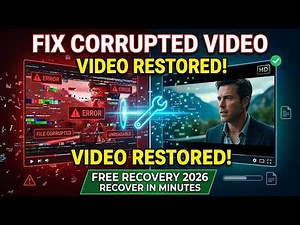 Repair Corrupted Videos in Minutes | Basic Recovery Methods 2026 | Best Free Methods Explained