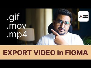 Figma Animation Export - GIF, MOV, MP4 | Export GIF in Figma | UX Mate