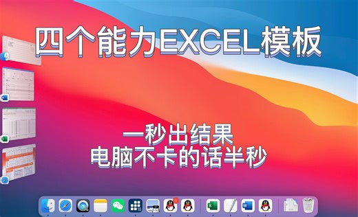 四个能力EXCEL模板