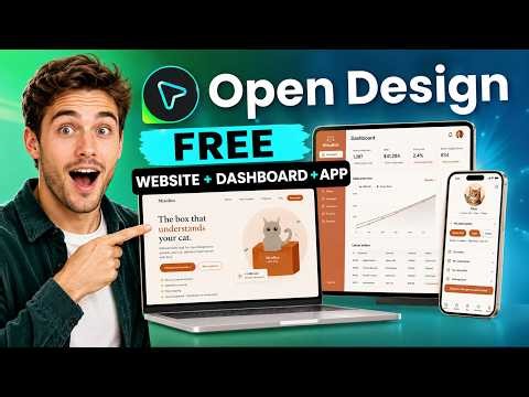 Open Design: Build an AI Website, Dashboard & App (Free Claude Design Alternative)