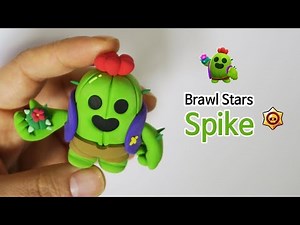 How to make Brawl Stars Spike /clay tutorial/DIY