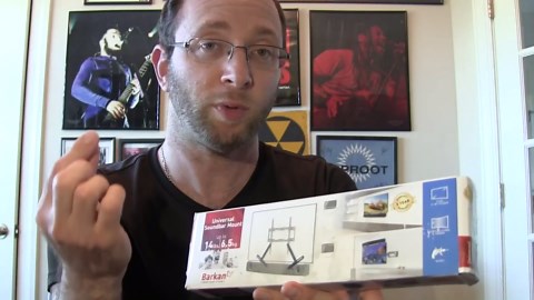 Amazon.com: Barkan Universal Soundbar Mount, Adjustable Bracket for Mounting Above or Under The TV, Sizes 13-80 inch, Fits Most of Sound Bars Up to 14 lbs, Easy Assembly Black : Electronics