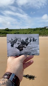 248K views · 12K reactions | Then and Now Omaha Beach #beach #history #Amazing #omaha #explore Source Robert Capa/Magnum Press | D-Day History | Facebook