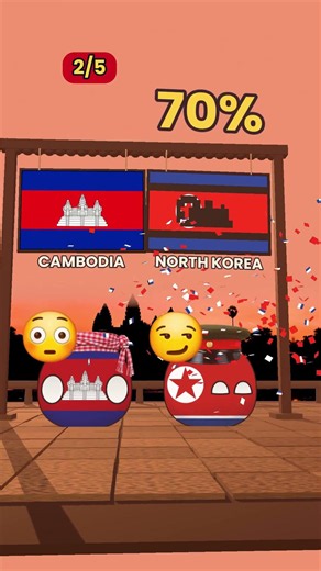 North Korea's Flag Is 70% Cambodian. Laos Is 0%.