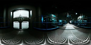 model of a nuclear power station