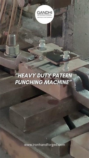 Heavy Duty Pattern Punching Machine 🔥 | Industrial Power in Action #shorts