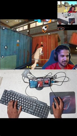 Free fire keyboard mouse gameplay | gaming shorts | #shorts