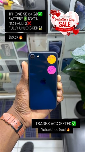 # 1 Apple Plug In May Pen 🏆 on Instagram: "IPHONE SE 64GB✅ BATTERY🔋100% NO FAULTS❌ FULLY UNLOCKED🔓 $20K🔥"