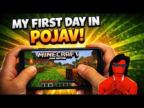 Minecraft Java on Mobile 😳 | My First Day Using PojavLauncher (Low End Device)