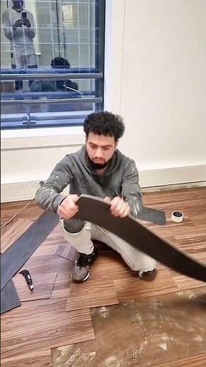 Perfect Carpet Cuts Every Single Time #carpetfitting #satisfying #diy