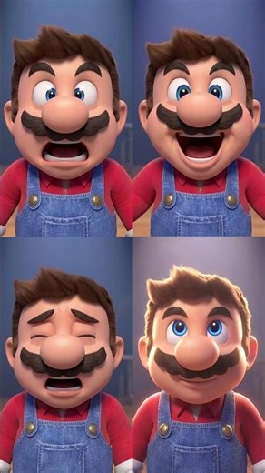 Mario Sings du bist gut genug 4 Versions #shorts